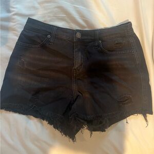 Aerie size xs black jean shorts